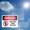 Signmission Keep Away From Machine Danger Sign, Vinyl Decal, 10in W x 7in L, 2PK OS-2PACK-DS-D-710-L-1379 - alternate 6
